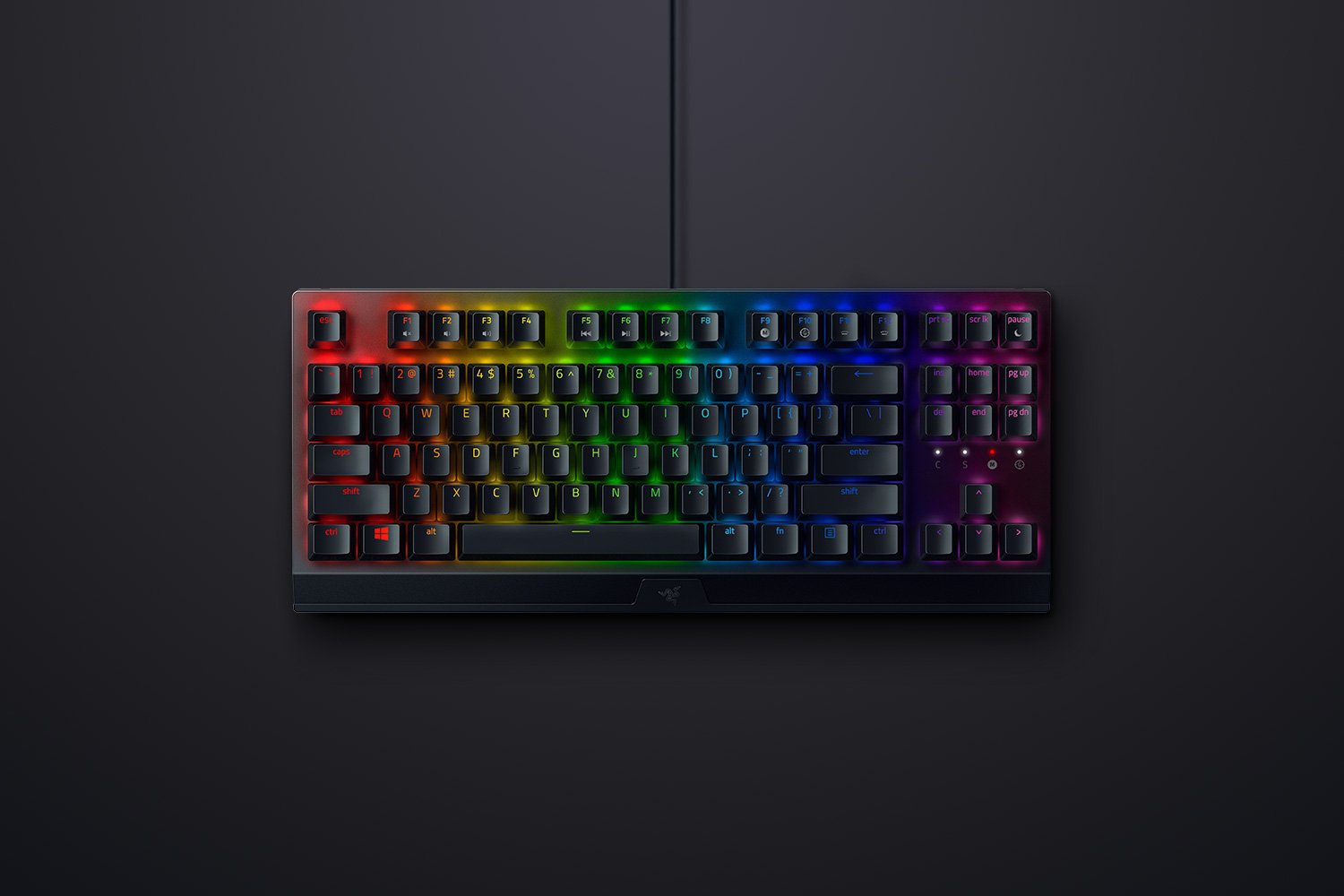 Giới thiệu Bàn phím cơ Razer Blackwidows V3 Tenkeyless (USB/RGB/Green switch/Đen) (RZ03-03490100-R3M1)